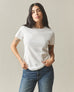 Women's Premium Slub Crew Tee - Bone
